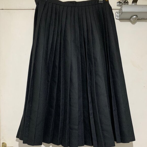 GEMME MIDWEIGHT WOOL PLEATED SKIRTS SIZE 28 - Picture 3 of 13